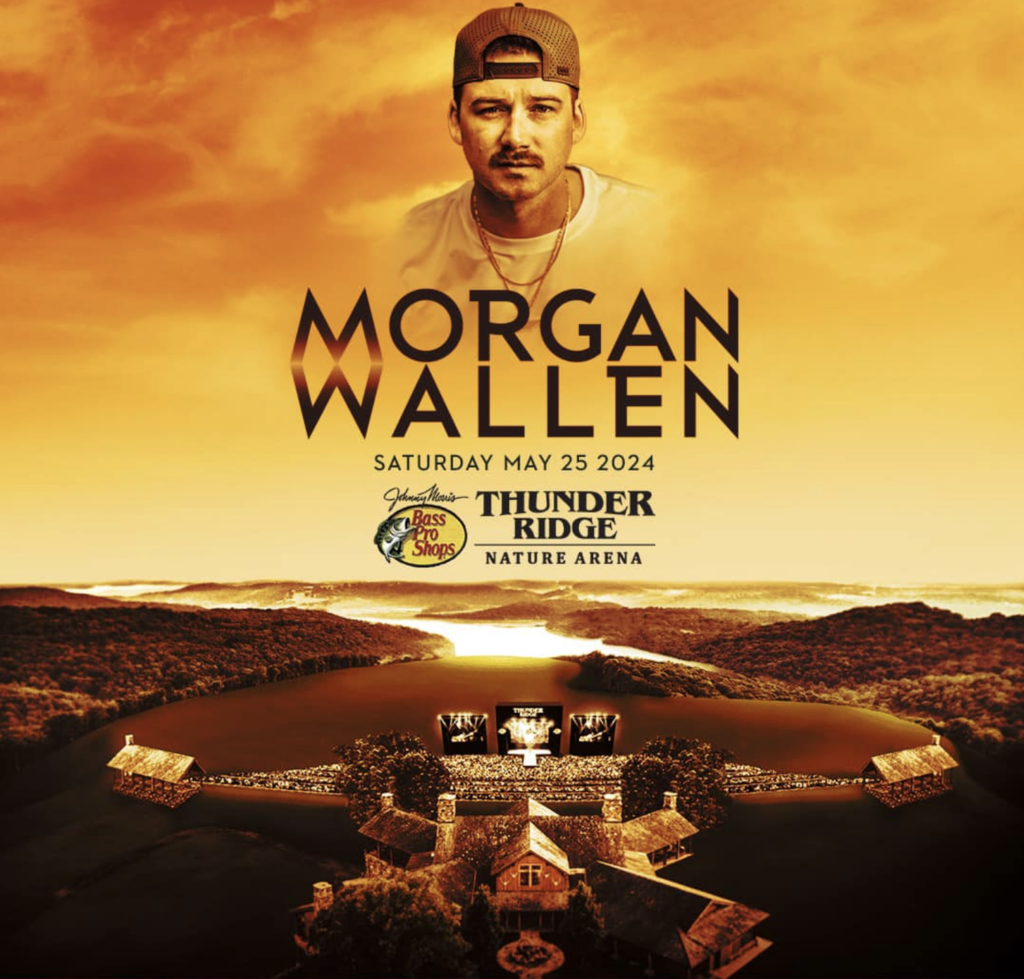 Come see Morgan Wallen at Thunder Ridge Arena - Rent Branson